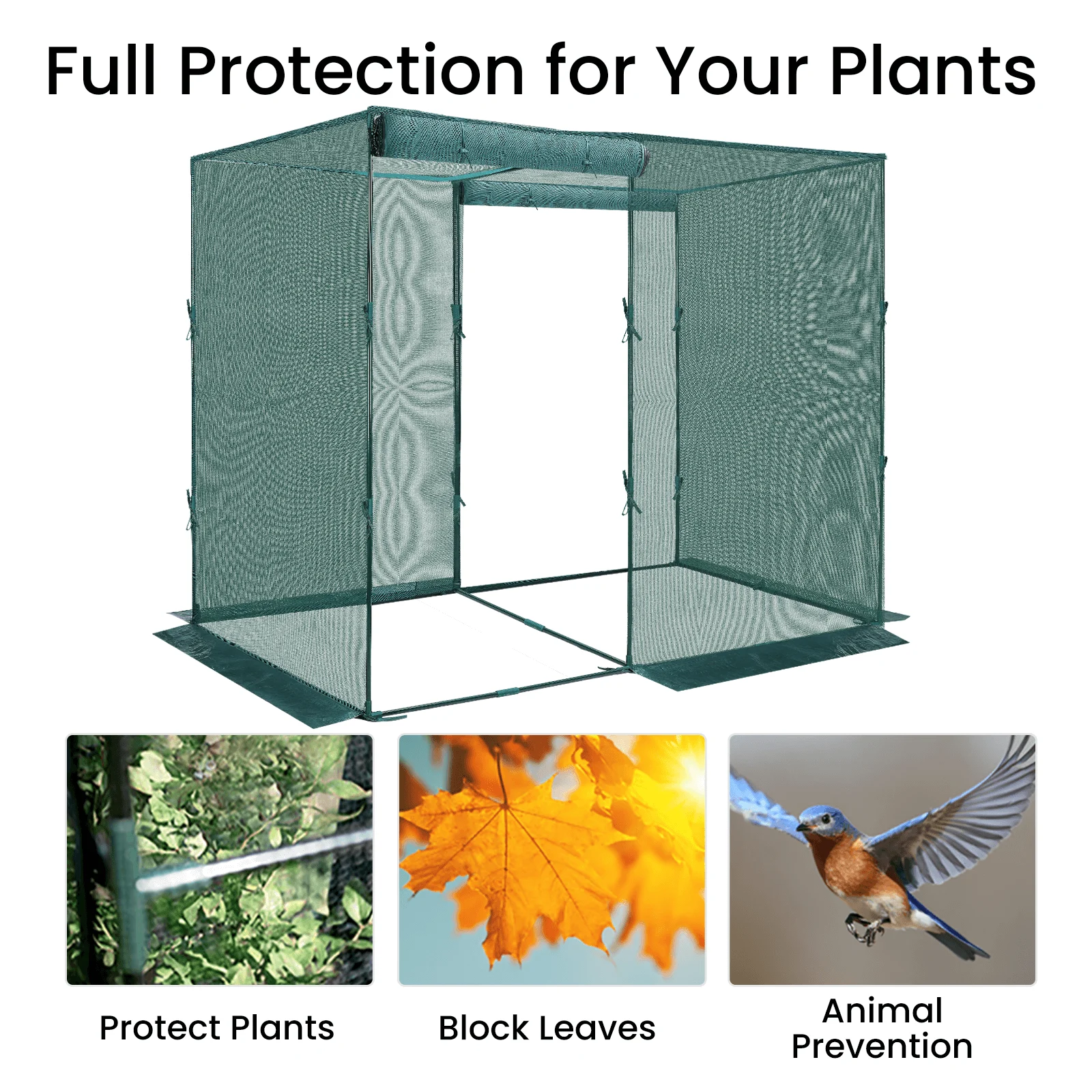 1-4_8 GROWNEER Crop Cage 4′ X 8′