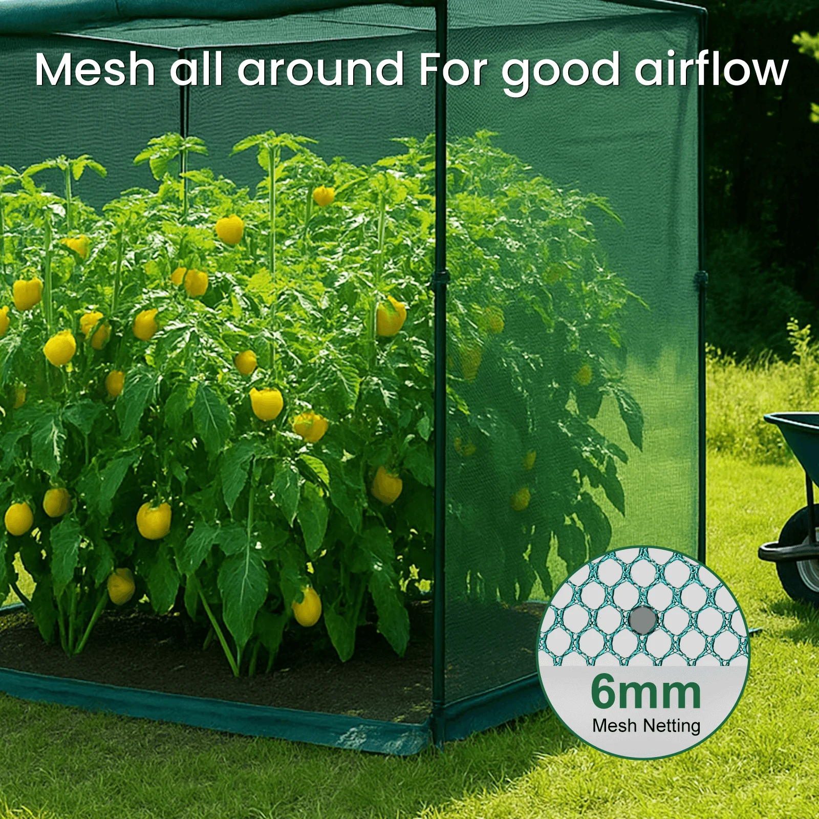 2-44 GROWNEER Crop Cage 4′ X 4′