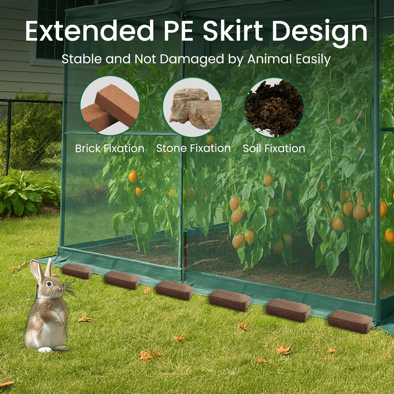 3-4_8 GROWNEER Crop Cage 4′ X 4′