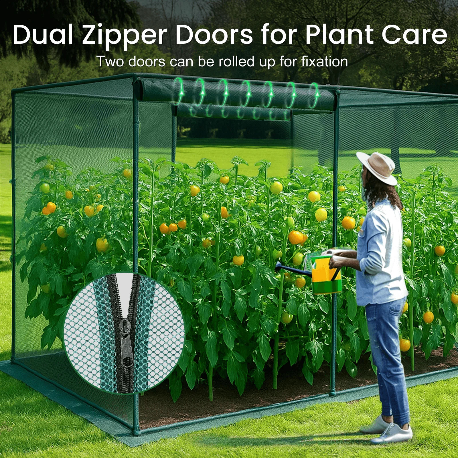 4-4_8 GROWNEER Crop Cage 4′ X 8′