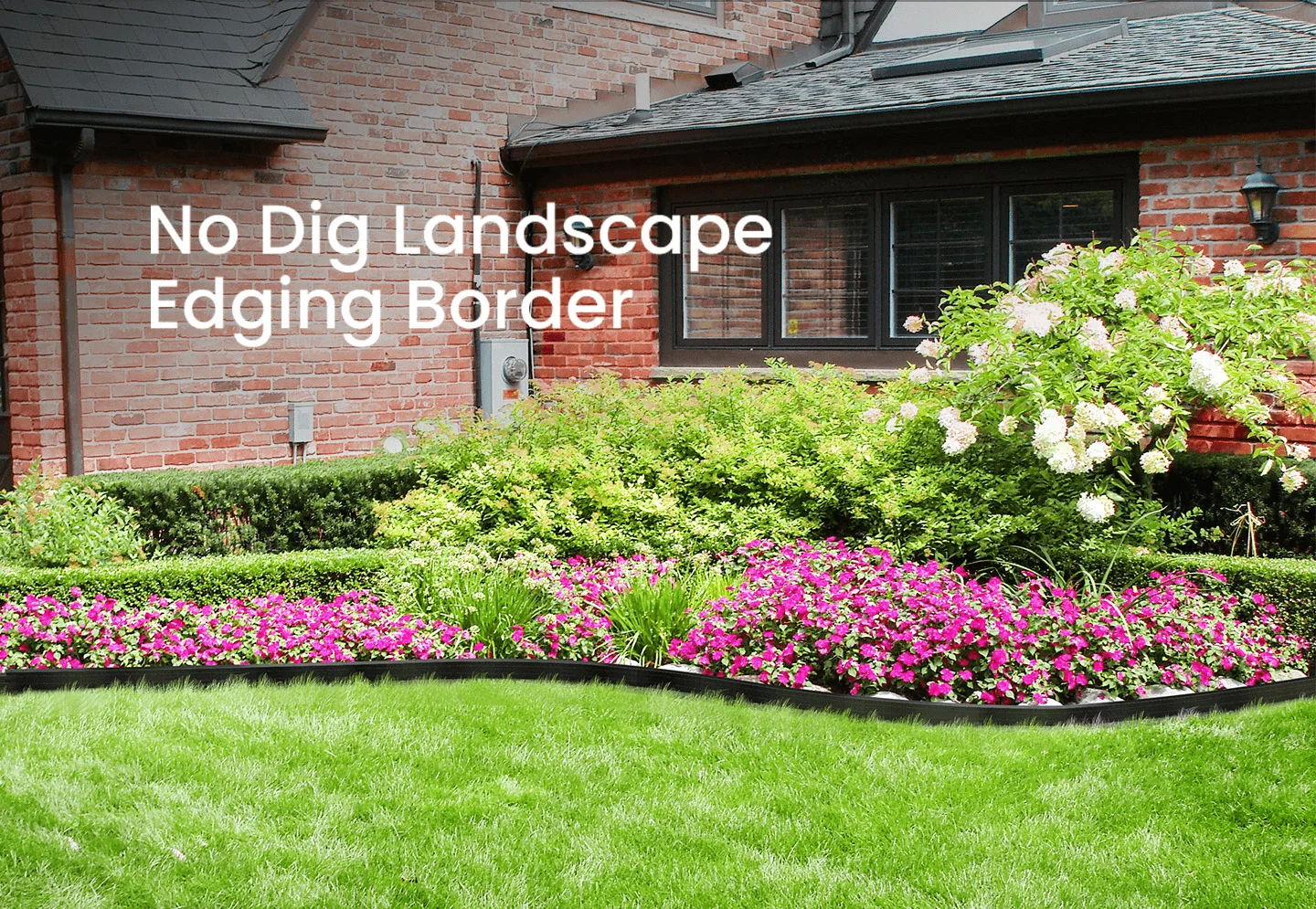 GROWNEER 200FT No-Dig Landscape Edging Kit